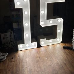 For sale: number 15 with LED light, 200.
