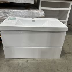 36” floating vanity