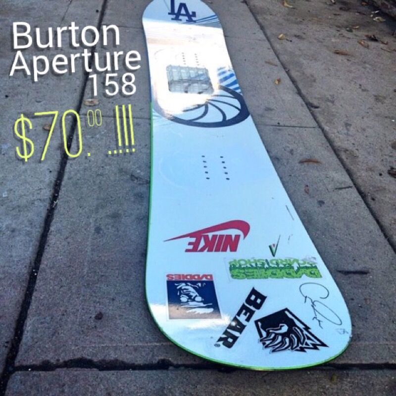 burton aperture snowboard 158cm Burton Aperture Snowboard for Sale in Whittier, CA