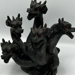 Smoke Breathing Dragons Incense Statue Fantasy Mythical Magic