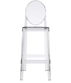 Set of Four Clear Bar Stools