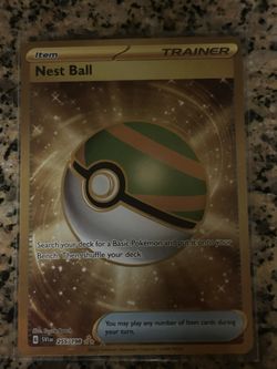 Nest Ball, Pokemon Scarlet And Violet 255/198