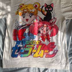 Vintage sailor moon Tee Size Large 