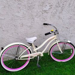 Women's Classic Micargi Rover 26" Beach Cruiser Bike Bicicleta Basket Bell 