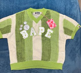 BAPE A Bathing Ape Crochet Knit Top
