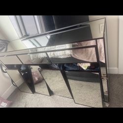 Robb & Stucky Designer Mirrored Credenza Or Media Console
