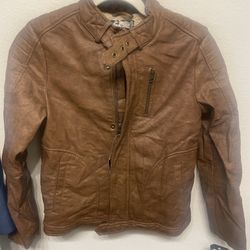First Wave Kids Biker Style Jacket Size 10/12 New Retails $70