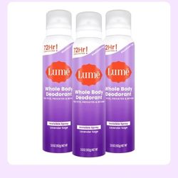 Spray Deodorant 3-Pack
Lavender Sage