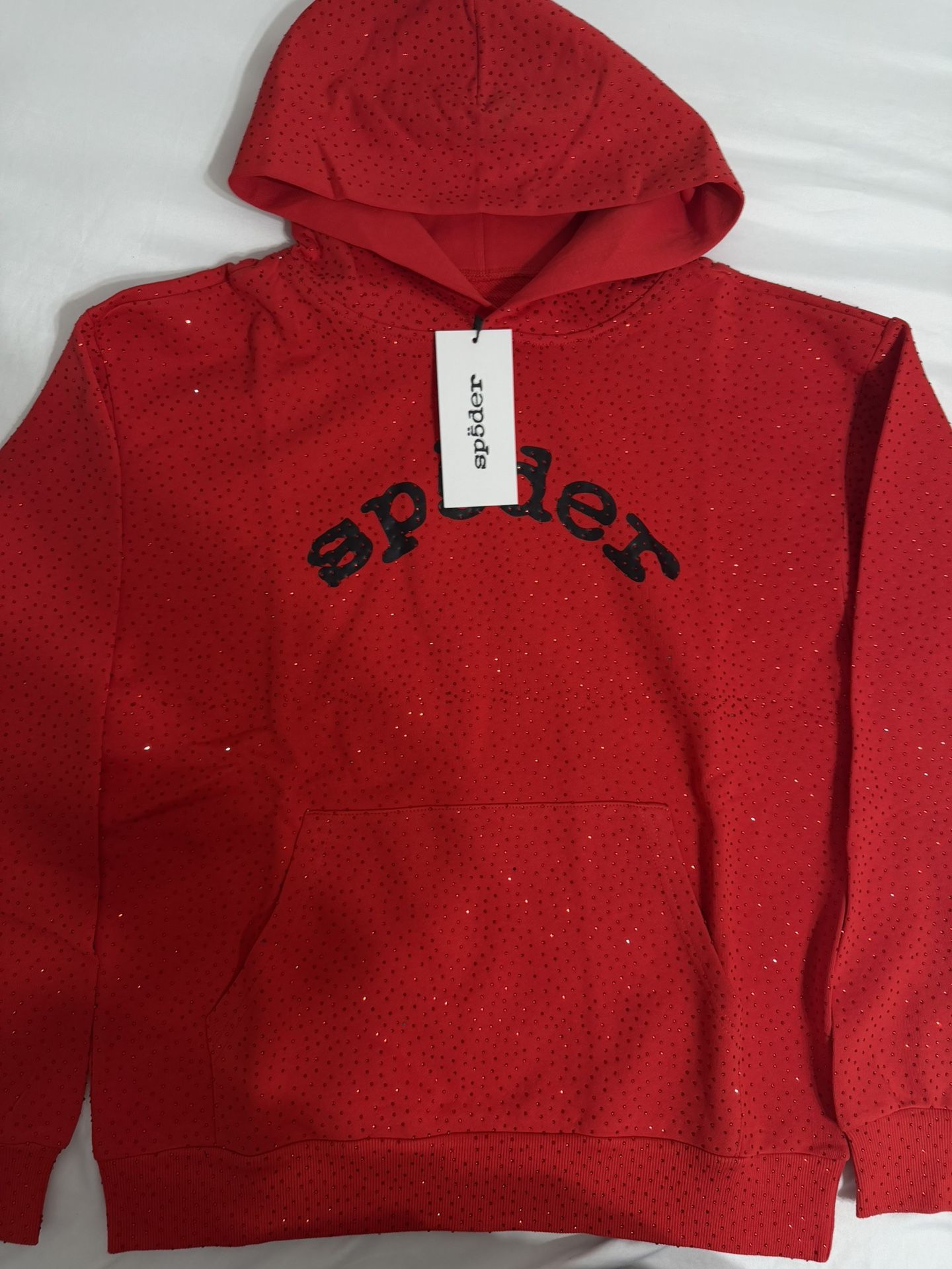 Red Vvs Sp5der Hoodie