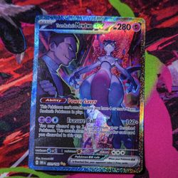 MEWTWO EX 231 TEAM ROCKET'S DESTINED RIVALS NM POKEMON