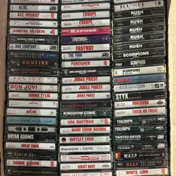 Classic Rock, Heavy Metal & Punk Albums on Cassettes