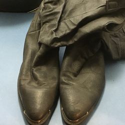 Cowboy Boots for Men, Black Size 8D