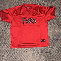 Red Chrome Hearts Mesh Jersey