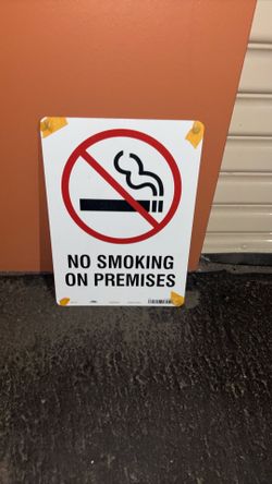No smoking sign