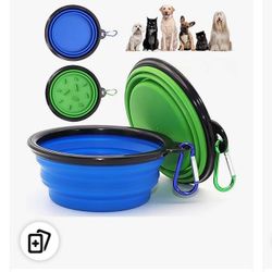 Portable Dog Bowl 2-pack