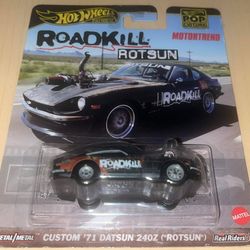 Hot Wheels REAL RIDERS - ROADKILL ROTSUN Custom ‘71 Datsun 240Z 