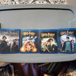 HARRY POTTER  Saga  (blu-ray) 4 Movies