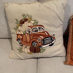 Pier 1 Decorative Holiday Pillow