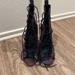 Lace up Heel