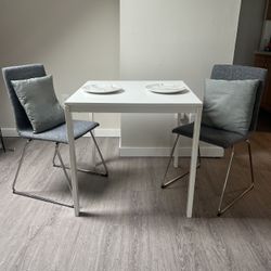 Modern Compact Dining set (Table + Chairs) for kitchen, apartment, room- 30x30 - Delivery available