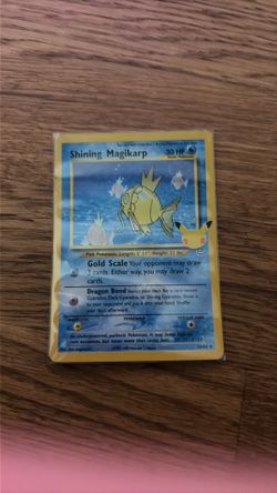 Shining magikarp 25th anniversary
