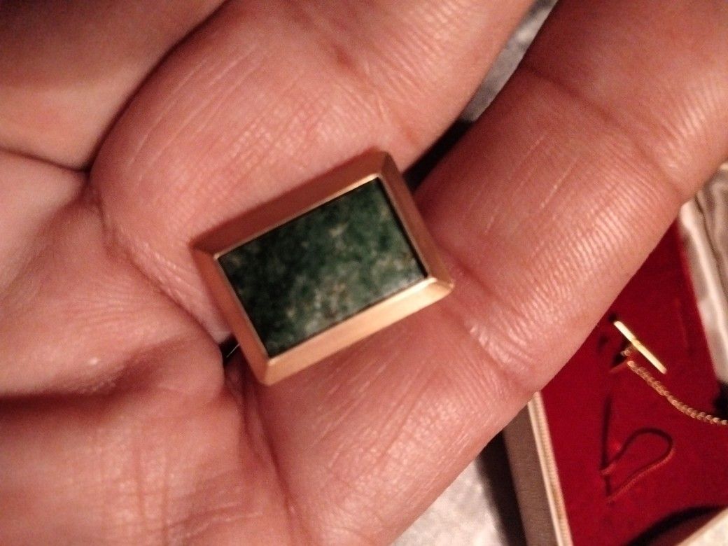 Granat Bros Jade Cufflinks