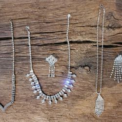 Vintage Art Deco Rhinstone Jewelry No Missing Stones 