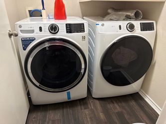 GE smart front load washer and dryer