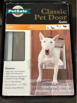 Pet safe door. Medium -Satin