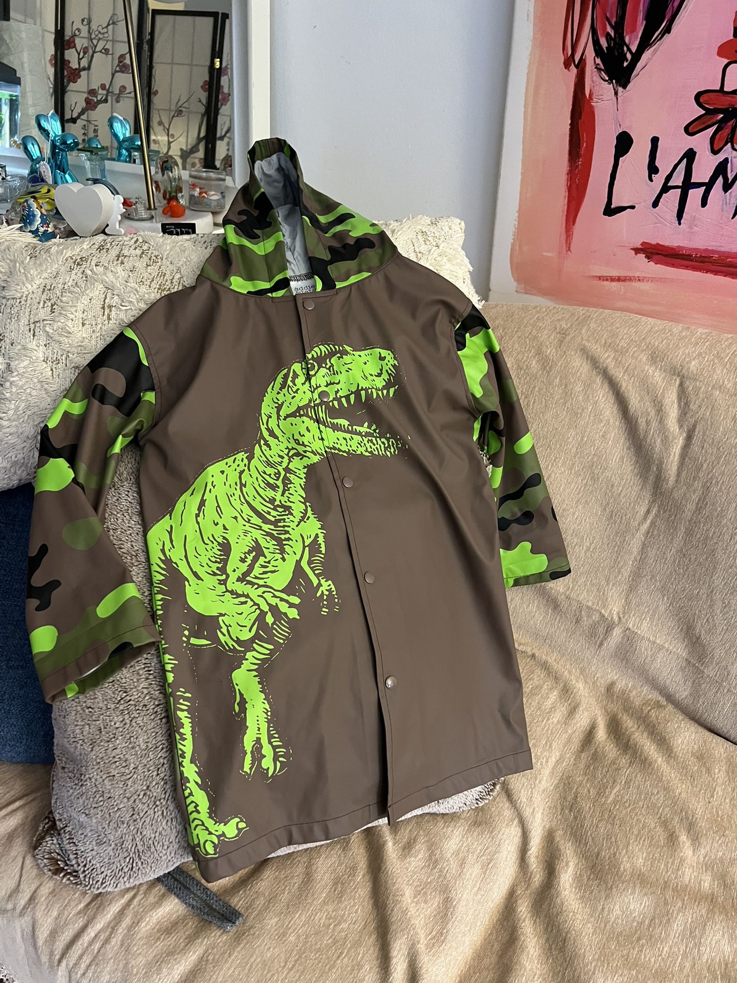 Addie And Tate Dinosaur Rain jacket 
