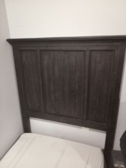 Wooden headboard
