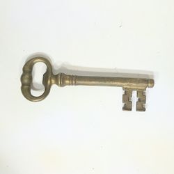 Vintage Jumbo  Brass Fireplace Turn Key 