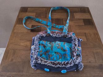 Handmade Kokopelli Cloth Woman's Purse