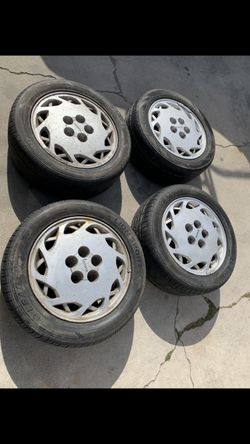 4 — 225/60r16 5x4.5 5x114.3 Stock Toyota Supra MK3 Camry Corolla Lexus Civic Accord Wheels Rims Good 90% Treads Tires!!!!!!!!!!!!!!