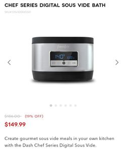Dash Chef Series Digital Sous Vide