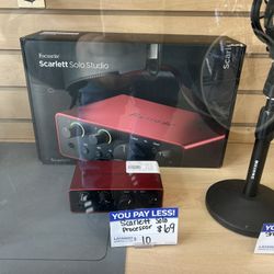 Scarlett Solo Processor 