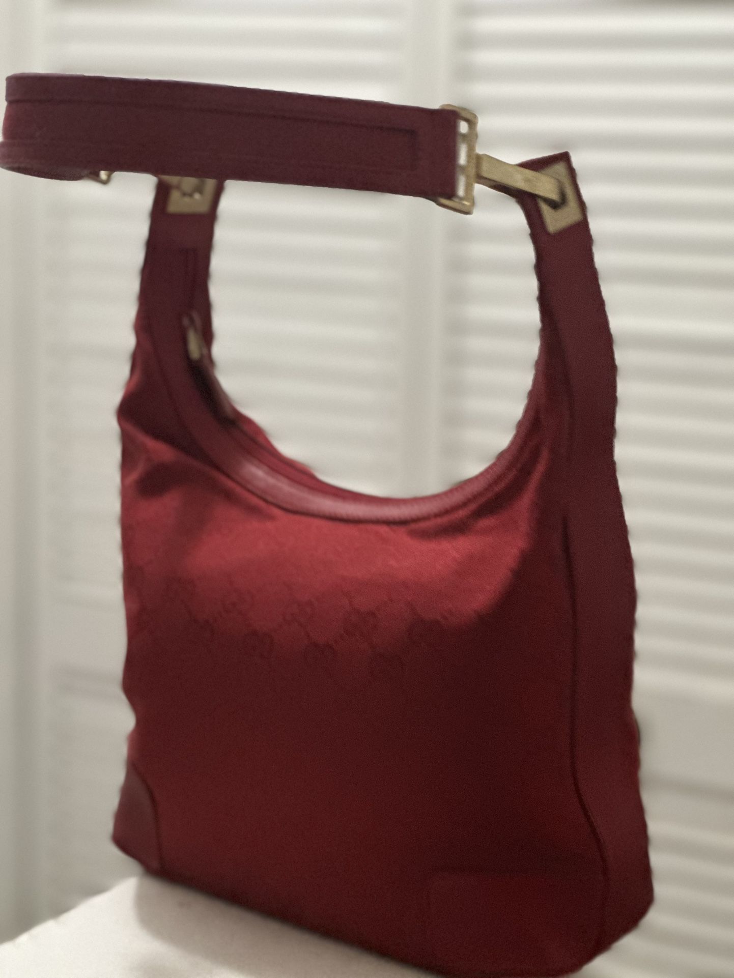 Red Gucci bag