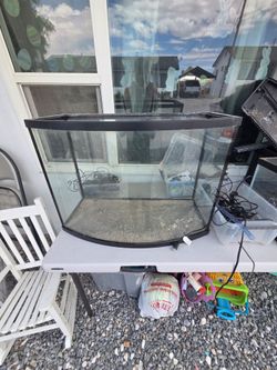 Bow front aquarium 36 gallon