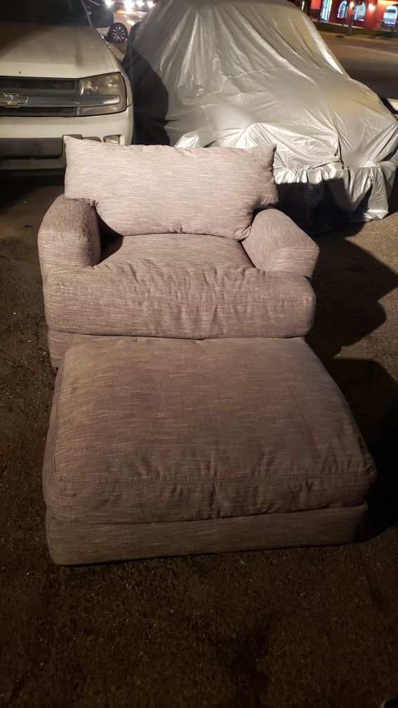 Small Sofa Loveseat with Ottoman