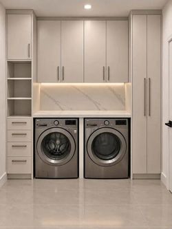 LG Front-Load Washer and Dryer Set