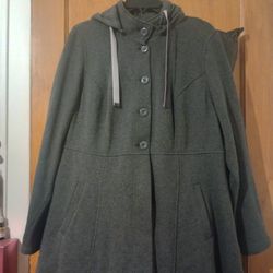 Gray Long Torrid Coat