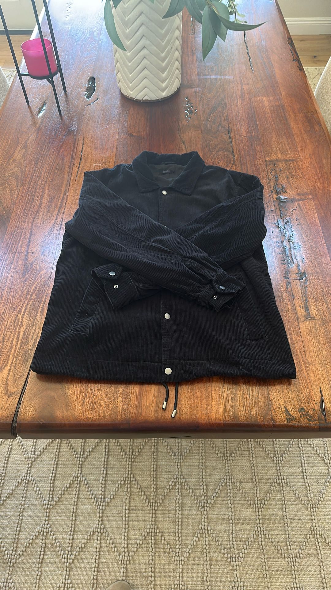 truth Black Corduroy Jacket Size:L
