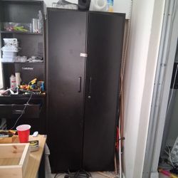 Black Wood Cabinet 