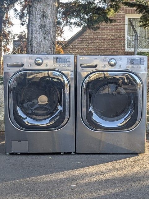 LG XL Capacity 4.5cuft Washer And 7.4cuft Electric Dryer. Works Perfect. 30 days warranty. See more on my page.