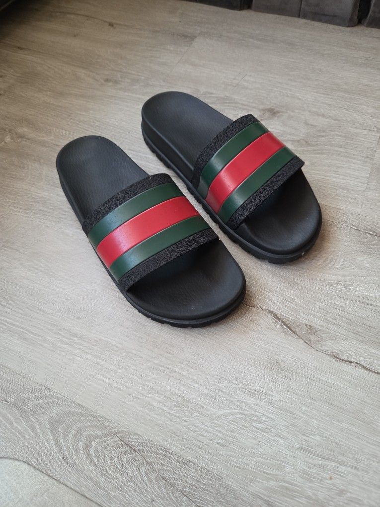 Mens Gucci Flip Flops Size 10