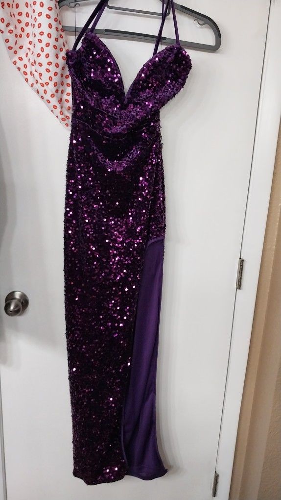 Beautiful Purple Fancy Dress