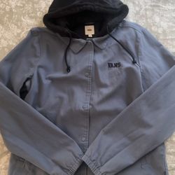 VANS Stormy Weather Blue Jacket Large
