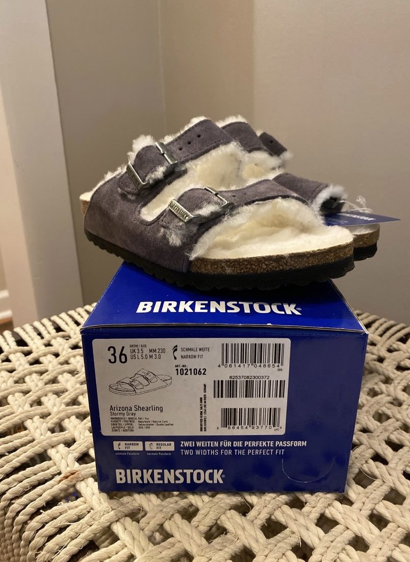 Birkenstock Arizona Shearling Sandals
