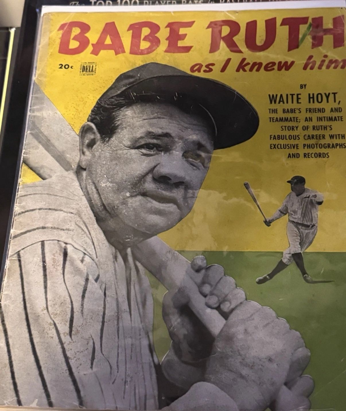 Lot Of 6 Baseball Books And Magazines Vintage Babe Ruth MLB