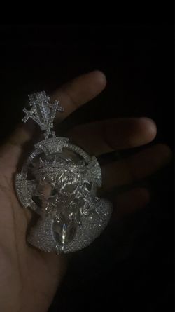 Moissanite Jesus Pendant